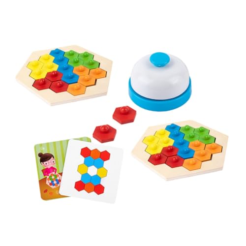 NOLITOY Honeycomb Puzzle Pädagogisches Interaktives Denkspiel für Fördert Kreativität Problemlösung Teamwork Robust und Sicher Eltern Junge Mädchen NOLITOY Honeycomb Puzzle Pädagogisches Interaktives Denkspiel für Fördert Kreativität Problemlösung Teamwork Robust und Sicher Eltern Junge Mädchen von NOLITOY