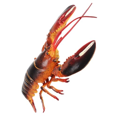 NOLITOY Hummer-Modell hühner Educational Toys Tiermodell gartendeko rostoptik Seegelle realistische Modelle Tiere Simulation Tierfigur lebensechte Hummerstatue Plastik von NOLITOY