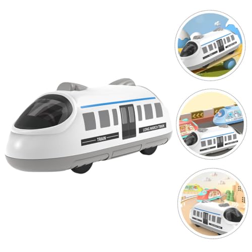 NOLITOY Inertia Zug Hochgeschwindigkeitszug Modell mit Lebensechtem Design und Rückziehmotor Fördert Koordination und Lernfähigkeit Geeignet für Ab Jahren von NOLITOY