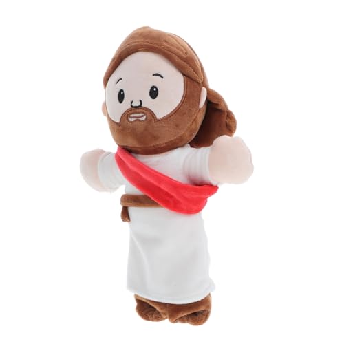 NOLITOY Jesus Plüschspielzeug Kuschelige Jesus Stoffpuppe für Beruhigendes oder Dekoration für Zuhause Geschenkidee zu Weihnachten und Ostern von NOLITOY