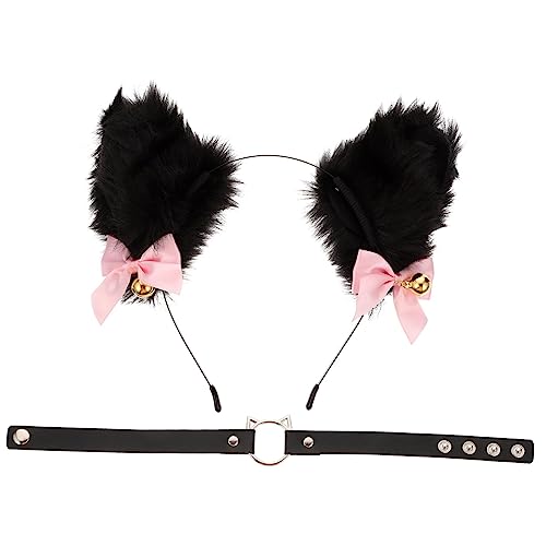 NOLITOY Katzenohren Haarreif Set Teiliges Cosplay Zubehör mit Choker für Festliche Anlässe Hochzeiten und Outdoor Events Leicht Bequem und Gestaltet NOLITOY Katzenohren Haarreif Set Teiliges Cosplay Zubehör mit Choker für Festliche Anlässe Hochzeiten und Outdoor Events Leicht Bequem und Gestaltet von NOLITOY