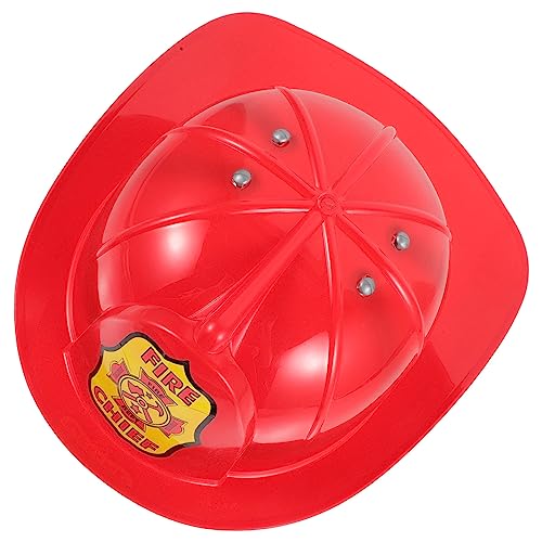 NOLITOY Kinderfeuerhut Feuerwehrmann Rollenspiel Vorgeben Chef Feuerwehrkostüm Für Feuerwehrhelme Partygeschenke Für Jungen Mit Feuerwehrmannmotiv Hüte Plastik NOLITOY Kinderfeuerhut Feuerwehrmann Rollenspiel Vorgeben Chef Feuerwehrkostüm Für Feuerwehrhelme Partygeschenke Für Jungen Mit Feuerwehrmannmotiv Hüte Plastik von NOLITOY