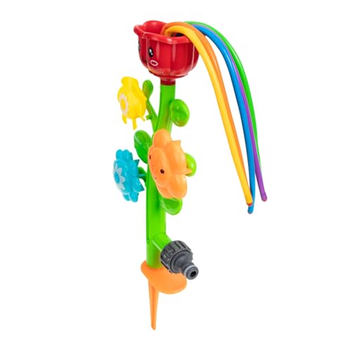 NOLITOY Kindersprinkler Wasserspielzeug Blume Leichter Outdoor Wasserstrahl Spielspaß für Garten und Badewanne Kindgerechte Wasserabweisend Spritzendes Badespielzeug für Junge Mädchen und von NOLITOY
