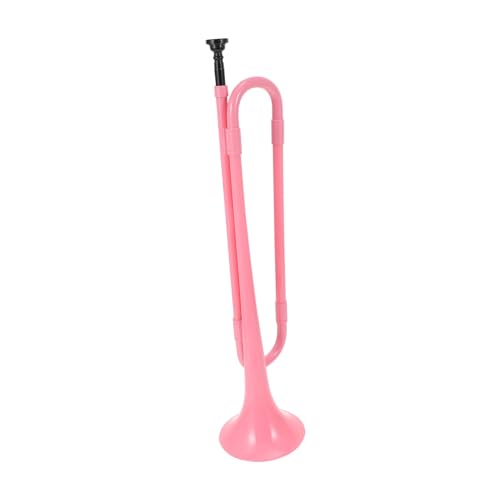 NOLITOY Kindertrompete aus Hochwertigem Abs Material Sicheres Blasinstrument für Junge Mädchen Praktisches Musikspielzeug und zum Lernen und Dekorieren Rosa Blechblasinstrument von NOLITOY