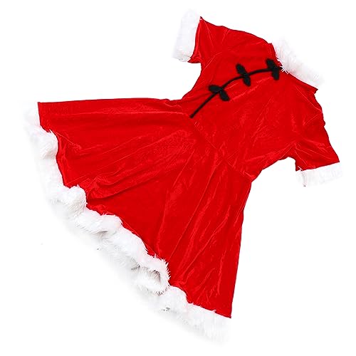 NOLITOY Kostümkleid 1 Stk Weihnachtskostüm Hochzeitskleid Polyester Damen Weihnachten Kleidung Partykostüm von NOLITOY