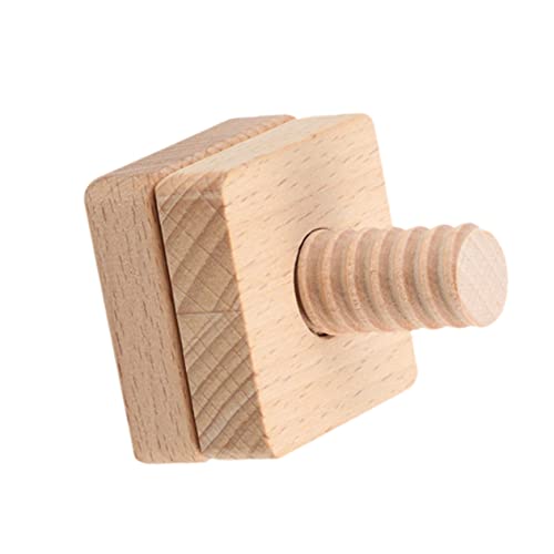 NOLITOY Kreatives Holz Schraubenspielzeug für Pädagogisches Hand Augen Koordination aus Hochwertigem Holz Sicher und Langlebig für Kreative Spiele und Lernaktivitäten NOLITOY Kreatives Holz Schraubenspielzeug für Pädagogisches Hand Augen Koordination aus Hochwertigem Holz Sicher und Langlebig für Kreative Spiele und Lernaktivitäten von NOLITOY