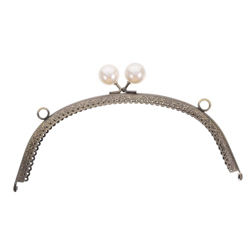 NOLITOY Kurvenförmiger Handtaschenrahmen Perlschloss für DIY Geldbörsen und Handarbeit Clutch Frame mit Klassischem Blumenmuster für Kreative Taschenprojekte NOLITOY Kurvenförmiger Handtaschenrahmen Perlschloss für DIY Geldbörsen und Handarbeit Clutch Frame mit Klassischem Blumenmuster für Kreative Taschenprojekte von NOLITOY