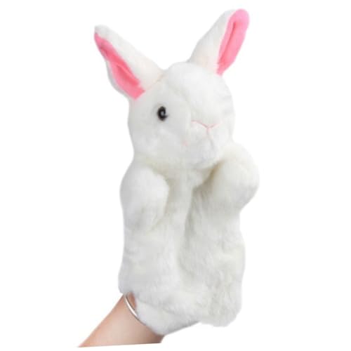 NOLITOY Kuschelige Weiße Hasen Handpuppe aus Plüsch Kindgerechtes Storytelling für Interaktives Rollenspiel als Mitgebsel zum Kindergeburtstag Fördert Kommunikation und Fantasie NOLITOY Kuschelige Weiße Hasen Handpuppe aus Plüsch Kindgerechtes Storytelling für Interaktives Rollenspiel als Mitgebsel zum Kindergeburtstag Fördert Kommunikation und Fantasie von NOLITOY