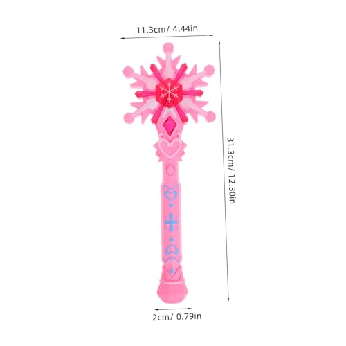 NOLITOY LED Schneeflocken zauberstab für Mädchen Pinker Feenstab mit Drehendem Schneeflockenlicht Robustes für Rollenspiele als Geschenk und Partyzubehör zu Weihnachten und Geburtstagen NOLITOY LED Schneeflocken zauberstab für Mädchen Pinker Feenstab mit Drehendem Schneeflockenlicht Robustes für Rollenspiele als Geschenk und Partyzubehör zu Weihnachten und Geburtstagen von NOLITOY