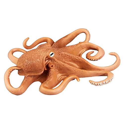 NOLITOY Lebensechtes Octopus Modell aus Hochwertigem Dekorative Tierfigur für und Garten Kreative Meeresbewohner Deko Handgearbeitet für Familie und Freunde von NOLITOY