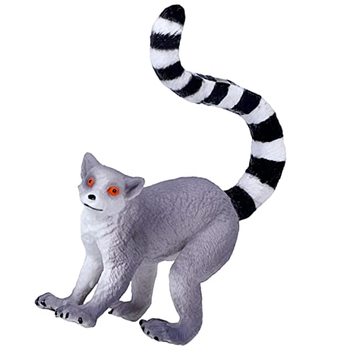 NOLITOY Lemur -Modellspielzeug Dekoration Lemuroid- für für Wilde Tiere Kinderspielzeug Tierspielzeug Lemuroid lemuroide Statue Plastik NOLITOY Lemur -Modellspielzeug Dekoration Lemuroid- für für Wilde Tiere Kinderspielzeug Tierspielzeug Lemuroid lemuroide Statue Plastik von NOLITOY