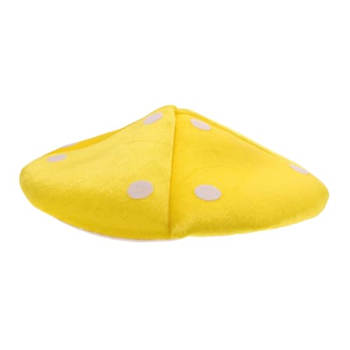 NOLITOY Lustiger Pilzhut Gelb Mushroom Beanie Hut Cosplay Kostüm Party Bühne Fotografie Accessoire NOLITOY Lustiger Pilzhut Gelb Mushroom Beanie Hut Cosplay Kostüm Party Bühne Fotografie Accessoire von NOLITOY