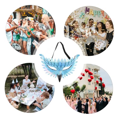 NOLITOY Masquerade Vogelmaske mit Eulenschnabel und Flexiblem Sitz für Erwachsene Halloween und Karnevalsmaskerade Animal Themed Beak Mask Cosplay für Kostümfeste und Partyveranstaltungen NOLITOY Masquerade Vogelmaske mit Eulenschnabel und Flexiblem Sitz für Erwachsene Halloween und Karnevalsmaskerade Animal Themed Beak Mask Cosplay für Kostümfeste und Partyveranstaltungen von NOLITOY
