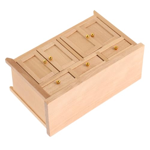 NOLITOY Maßstab Holzschrank Unlackiert Robust Realistisch Für Wohnzimmer und Küche Platzsparend Kompaktes Design NOLITOY Maßstab Holzschrank Unlackiert Robust Realistisch Für Wohnzimmer und Küche Platzsparend Kompaktes Design von NOLITOY