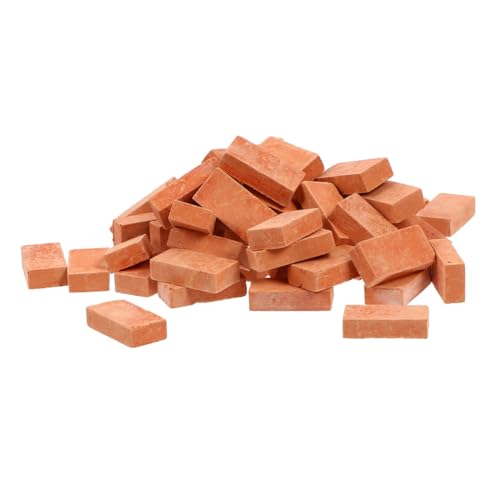 NOLITOY Maßstab Langlebige Modellziegel für DIY Sandtisch Mikro Landschaft Puppenhaus Gartenmauer Architektur und Feengarten Dekoration NOLITOY Maßstab Langlebige Modellziegel für DIY Sandtisch Mikro Landschaft Puppenhaus Gartenmauer Architektur und Feengarten Dekoration von NOLITOY