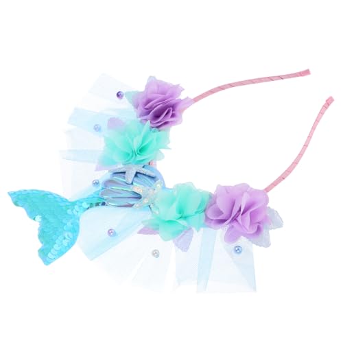 NOLITOY Meerjungfrau Haarschmuck Pailletten Haarreif Party Accessoire Leicht und Robust für Mädchen Festkostüm NOLITOY Meerjungfrau Haarschmuck Pailletten Haarreif Party Accessoire Leicht und Robust für Mädchen Festkostüm von NOLITOY
