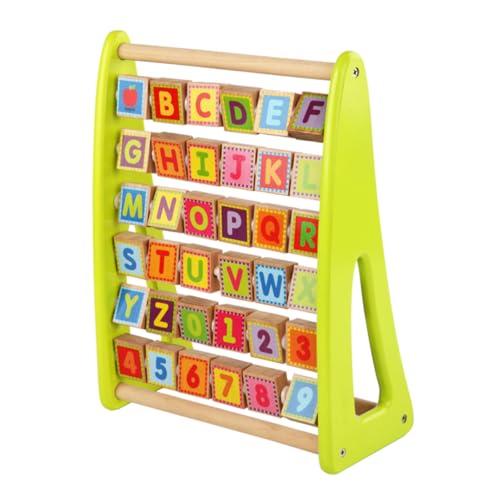 NOLITOY Mehrfunktionaler Holz Buchstaben und Zahlenlernrahmen Lernspielzeug Pädagogisches Alphabet Cognition Board für Feinmotorik und Hand Auge Koordination Sicher und Langlebig Grün NOLITOY Mehrfunktionaler Holz Buchstaben und Zahlenlernrahmen Lernspielzeug Pädagogisches Alphabet Cognition Board für Feinmotorik und Hand Auge Koordination Sicher und Langlebig Grün von NOLITOY