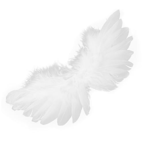 NOLITOY Mini Flügel für Bjd Puppen Leichte Engel Accessoires Weiß für Halloween Kostüme und Themenpartys Einfach zu Befestigen und Vielseitig Einsetzbar von NOLITOY
