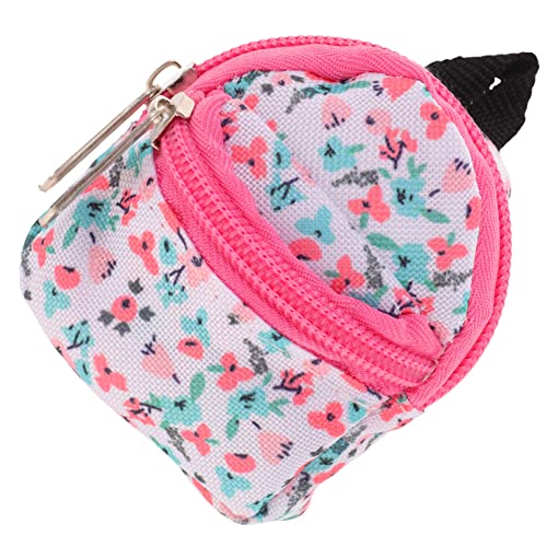 NOLITOY Mini Puppenrucksack Dekorative Doll für Miniaturverzierung Tragbar für Kreative Spielstunden mit Bunten Designs und Zubehör von NOLITOY