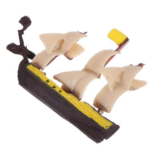 NOLITOY Mini-Segelbootmodell Puppenhaus Segelboot Modelle bescherungg Skulptur Kunsthandwerk Desktop-Segelboot-Ornament dekoratives segelboot Epoxid Statue nautisches Modell Büro von NOLITOY