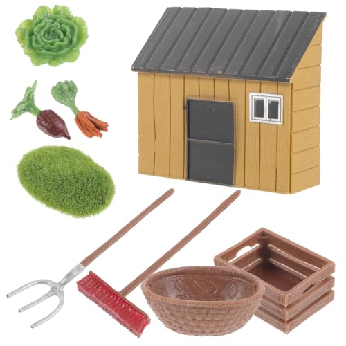 NOLITOY Miniatur Modellbausatz Teiliges Landwirtschaftliches Zubehör Realistische Kunststoff Figur Dekoratives Miniatur Gemüsegarten für Sandtisch und Raumgestaltung NOLITOY Miniatur Modellbausatz Teiliges Landwirtschaftliches Zubehör Realistische Kunststoff Figur Dekoratives Miniatur Gemüsegarten für Sandtisch und Raumgestaltung von NOLITOY