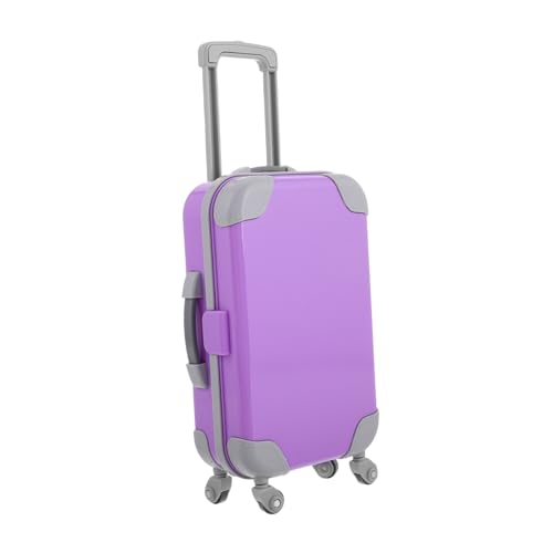 NOLITOY Miniatur Puppenkoffer Puppenzubehör Mini Koffer mit Stauraum für Kleidung Schuhe und Accessoires Leicht Tragbar in Pastell Flieder für Puppenhaus Dekoration NOLITOY Miniatur Puppenkoffer Puppenzubehör Mini Koffer mit Stauraum für Kleidung Schuhe und Accessoires Leicht Tragbar in Pastell Flieder für Puppenhaus Dekoration von NOLITOY