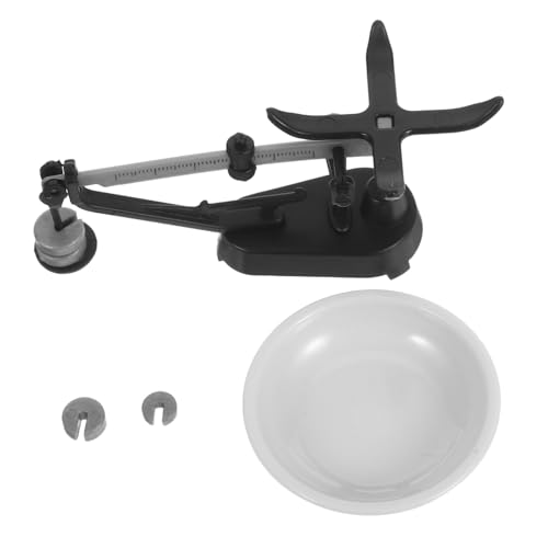 NOLITOY Miniatur Retro Mechanische Waage Modell Kleine Balance Waage Attrappe Schwarze Miniatur Szene Modell Puppenhaus Dekoration für Landschaft und Puppenstuben Zubehör von NOLITOY
