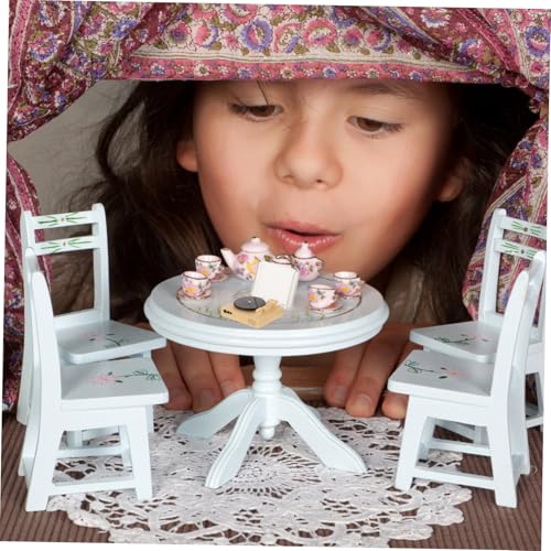 NOLITOY Miniatur Retro Plattenspieler Modell Feine Verarbeitung Realistische Optik Puppenhaus Dekoration für Wohn Schlafzimmer Handliche Detailreiches Miniatur Zubehör von NOLITOY