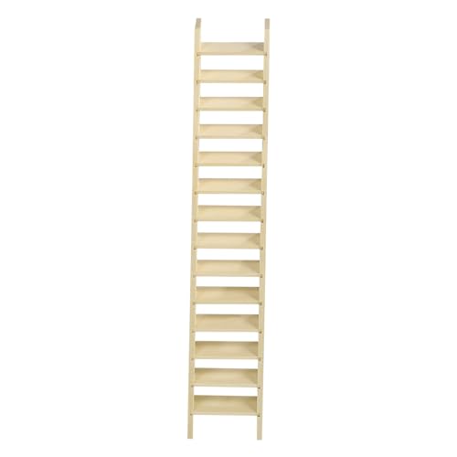 NOLITOY Miniatur-Stufenleiter Holz Gartenleiter Möbel Kleines Leitermodell DIY Unbemaltes Treppenmodell Für Feengärten Ornament Sandtisch Stufenleiter-Layout Requisiten von NOLITOY