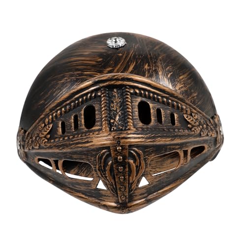 NOLITOY Mittelalterlicher Soldatenhelm Cosplay Kopfstück Leicht Atmungsaktiv Antikes Design Für Jungen Mädchen Halloween Geburtstag Party von NOLITOY