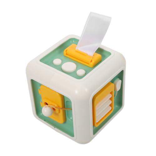 NOLITOY Montessori Busy Cube Lernspielzeug Formenerkennung Motorikfördernd Pädagogisch Für Kleinkinder Eltern-Junge Mädchen-Spiele Vorschule Frühförderung von NOLITOY