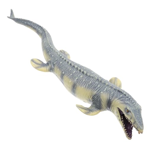 NOLITOY Mosasaurus Dinosaurier Spielzeugfigur Realistisches Großes Modell Kognitives Lernspielzeug für Fördert Kreativität und Vorstellungskraft für Tierdekoration von NOLITOY