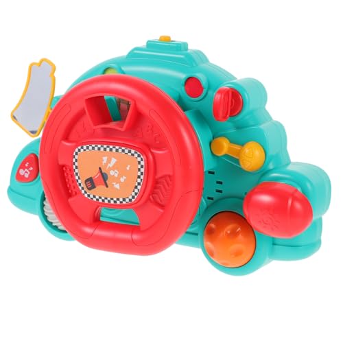 NOLITOY Multifunktionales Lenkrad mit Licht und Sound Simuliertes Auto Steuerungsspiel für Junge Mädchen zur Spielerischen Fahrlernerfahrung Stabiles Kunststoffmaterial NOLITOY Multifunktionales Lenkrad mit Licht und Sound Simuliertes Auto Steuerungsspiel für Junge Mädchen zur Spielerischen Fahrlernerfahrung Stabiles Kunststoffmaterial von NOLITOY