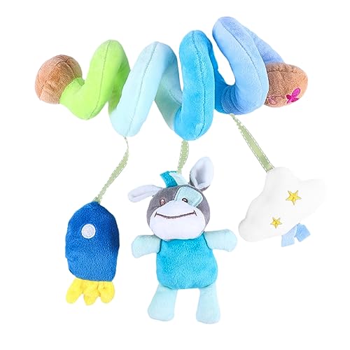 NOLITOY Multifunktionales für Junge Mädchen Weiches Plüsch zum Befestigen an Babybett oder Autositz mit Klingelnder Glocke Buntes Hängespielzeug Entdeckungslust NOLITOY Multifunktionales für Junge Mädchen Weiches Plüsch zum Befestigen an Babybett oder Autositz mit Klingelnder Glocke Buntes Hängespielzeug Entdeckungslust von NOLITOY