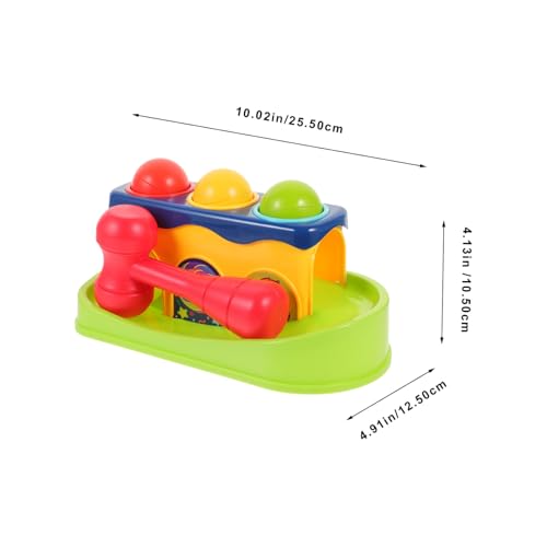 NOLITOY Musikalisches Hammerspielzeug für Bunten Bällen Pädagogisches Klopfspiel Bewegung und Musikverständnis Langlebig und Farbenfroh für Junge Mädchen und Kleinkinder Zufällige Farbe NOLITOY Musikalisches Hammerspielzeug für Bunten Bällen Pädagogisches Klopfspiel Bewegung und Musikverständnis Langlebig und Farbenfroh für Junge Mädchen und Kleinkinder Zufällige Farbe von NOLITOY