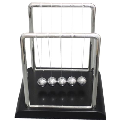 NOLITOY Newton Metall Schreibtischdeko Robustes Kinetisches Wissenschaftsspielzeug Dekoratives Ornament für Büro Haus Kreatives für Freunde NOLITOY Newton Metall Schreibtischdeko Robustes Kinetisches Wissenschaftsspielzeug Dekoratives Ornament für Büro Haus Kreatives für Freunde von NOLITOY