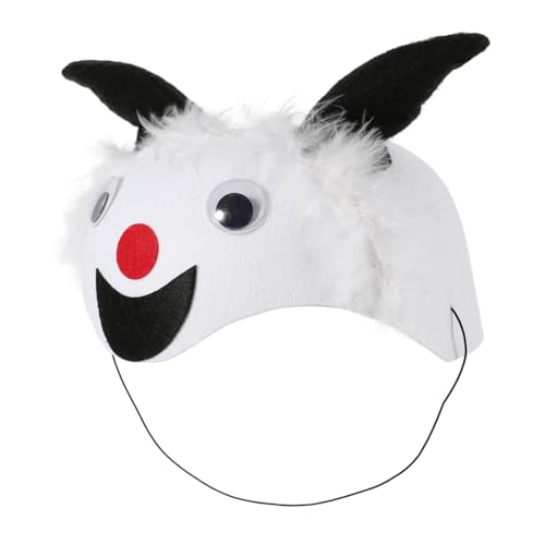NOLITOY Niedlicher Tierhut Schaf Kostüm Mütze Leicht Tragbar Festlich Faschingsparty Faschingskostüm Zubehör für Mädchen Kreative Mitgebsel NOLITOY Niedlicher Tierhut Schaf Kostüm Mütze Leicht Tragbar Festlich Faschingsparty Faschingskostüm Zubehör für Mädchen Kreative Mitgebsel von NOLITOY