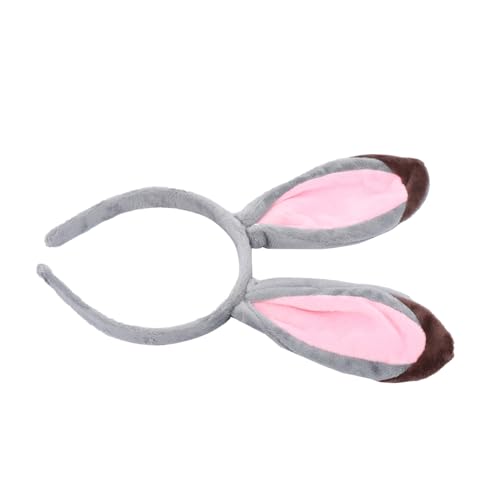 NOLITOY Niedliches Hasenohren Haarreif aus Plüsch Weiches Tragbares Kopfschmuck Accessoire für Party Karneval Halloween Kostümfest und Cosplay Geeignet für Damen Mädchen NOLITOY Niedliches Hasenohren Haarreif aus Plüsch Weiches Tragbares Kopfschmuck Accessoire für Party Karneval Halloween Kostümfest und Cosplay Geeignet für Damen Mädchen von NOLITOY