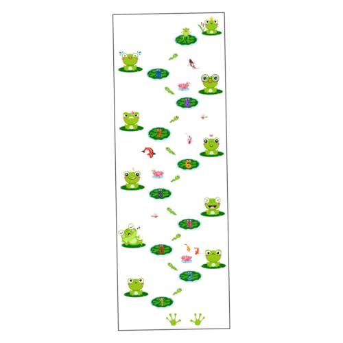 NOLITOY PVC Bodenaufkleber mit Zahlen Cartoon Frosch Design Selbstklebend rutschfest Langlebig Spielteppich für Kinderzimmer und Kindergarten Dekorative Fußbodendeko für Schlafzimmer NOLITOY PVC Bodenaufkleber mit Zahlen Cartoon Frosch Design Selbstklebend rutschfest Langlebig Spielteppich für Kinderzimmer und Kindergarten Dekorative Fußbodendeko für Schlafzimmer von NOLITOY