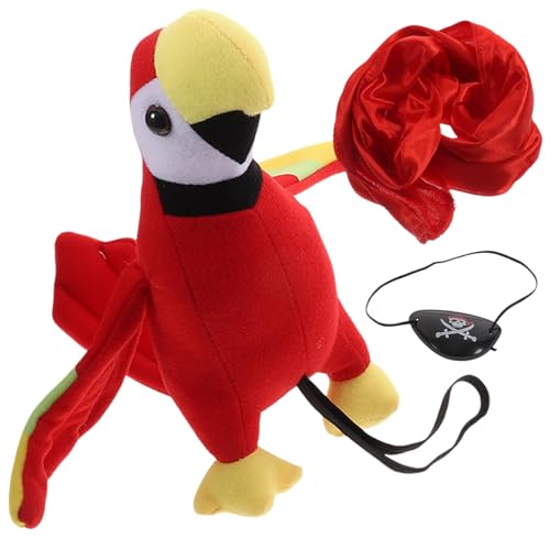 NOLITOY Piraten Kostüm Set mit Hut Augenmaske und Papagei Accessoires für Halloween und Karneval Leicht Komfortabel für Cosplay Events NOLITOY Piraten Kostüm Set mit Hut Augenmaske und Papagei Accessoires für Halloween und Karneval Leicht Komfortabel für Cosplay Events von NOLITOY