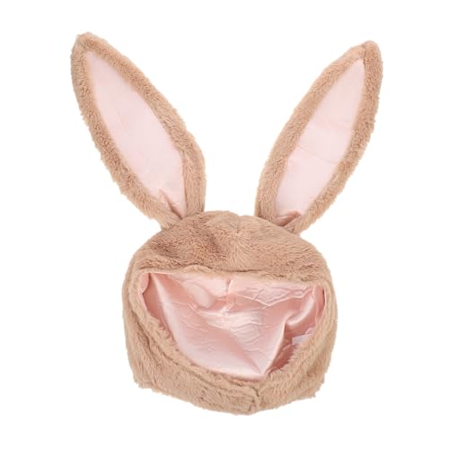 NOLITOY Plüsch Hasenohren Kapuze mit Biegsamen Draht Verstellbar Einheitliche Weiches Cosplay Kostüm für Weihnachten Karneval Party Foto Requisiten Unisex Kopfschmuck Bunny Hood NOLITOY Plüsch Hasenohren Kapuze mit Biegsamen Draht Verstellbar Einheitliche Weiches Cosplay Kostüm für Weihnachten Karneval Party Foto Requisiten Unisex Kopfschmuck Bunny Hood von NOLITOY