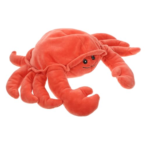 NOLITOY Plüsch Krabben Handpuppe für Interaktive Erzählpuppe aus Weichem Baumwollmaterial Kleines Handpuppenspielzeug für Eltern Junge Mädchen Spiele und Kreatives Rollenspiel NOLITOY Plüsch Krabben Handpuppe für Interaktive Erzählpuppe aus Weichem Baumwollmaterial Kleines Handpuppenspielzeug für Eltern Junge Mädchen Spiele und Kreatives Rollenspiel von NOLITOY