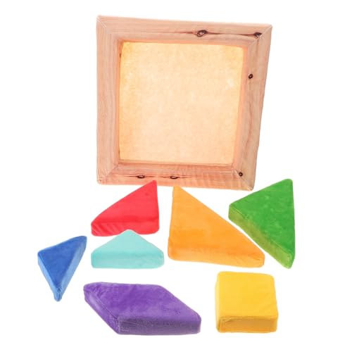 NOLITOY Plüsch Puzzle für Abnehmbares Geometrisches Fördert Logisches und Hand Augen Koordination Buntes für Spielspaß und Kreative Entwicklung NOLITOY Plüsch Puzzle für Abnehmbares Geometrisches Fördert Logisches und Hand Augen Koordination Buntes für Spielspaß und Kreative Entwicklung von NOLITOY