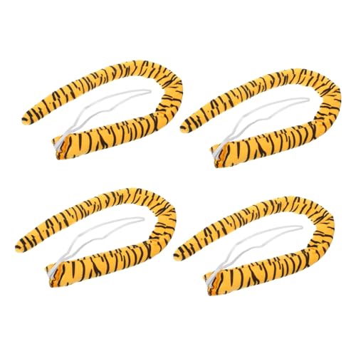 NOLITOY Plüsch Tiger Weicher Tierkostüm Requisit für Cosplay Halloween Mottoparty Zubehör Wiederverwendbar Leicht und Robust von NOLITOY