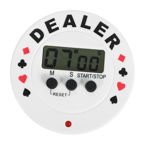 NOLITOY Poker Countdown Timer Digital Spieluhr für Poker Partys Einfach Vielseitig Einsetzbar Langlebig und Wiederverwendbar für Faire Spielumgebungen NOLITOY Poker Countdown Timer Digital Spieluhr für Poker Partys Einfach Vielseitig Einsetzbar Langlebig und Wiederverwendbar für Faire Spielumgebungen von NOLITOY