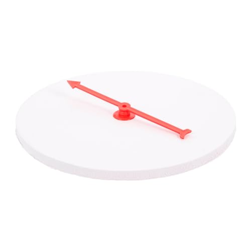 NOLITOY Preisrad DIY Leeres Lotteriedrehrad für Partyspiele Abwischbare Whiteboard Oberfläche Tragbar und Kompakt für Familienfeiern und Veranstaltungen von NOLITOY