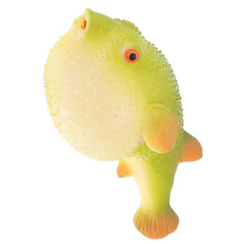 NOLITOY Pufferfisch Stress Fidget zum Drücken Handliches Entspannungs und Decompression Toy für Erwachsene und Kleines Stress Squeeze Dekoratives von NOLITOY