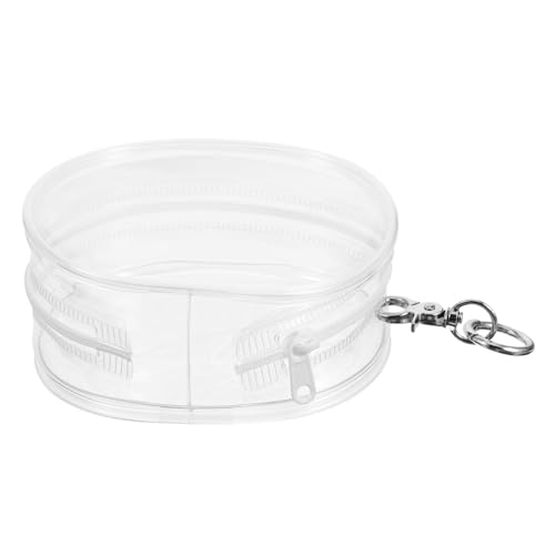 NOLITOY Puppenausflugstasche Puppenzubehör Puppenträger Dein Taschenorganisator Einfach Transparente Puppensammeltasche Puppen-aufbewahrungskoffer Puppenbeutel Plastik Weiß von NOLITOY
