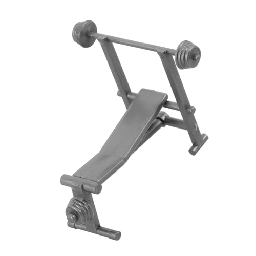 NOLITOY Puppenhaus Fitnessgeräte Realistische Hantelbank und Zubehör Einfach zu Montieren für Authentische Sportzimmer Dekoration im Puppenhaus NOLITOY Puppenhaus Fitnessgeräte Realistische Hantelbank und Zubehör Einfach zu Montieren für Authentische Sportzimmer Dekoration im Puppenhaus von NOLITOY
