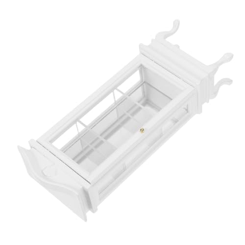 NOLITOY Puppenhaus Möbel aus Eleganter Bogen Aufsatz Schrank Stabiles Bücherregal und Vitrinenmodell Handgefertigtes Display für Puppenhaus Dekoration und DIY Szenen NOLITOY Puppenhaus Möbel aus Eleganter Bogen Aufsatz Schrank Stabiles Bücherregal und Vitrinenmodell Handgefertigtes Display für Puppenhaus Dekoration und DIY Szenen von NOLITOY